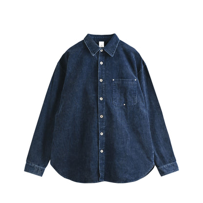 ウォッシュコーデュロイシャツ